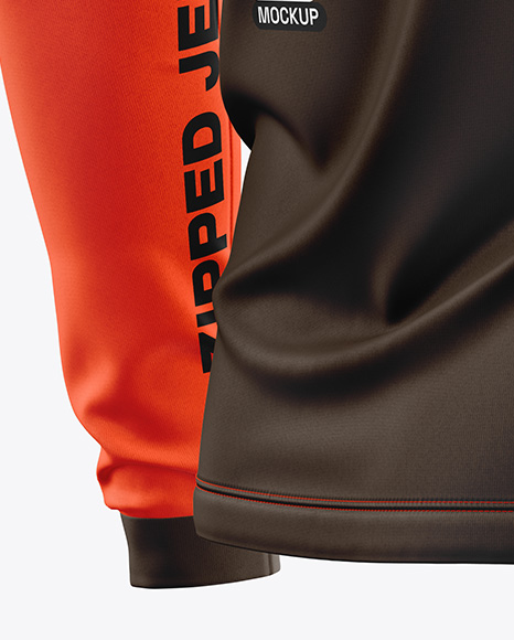 Jersey Mockup - Back Half Side View