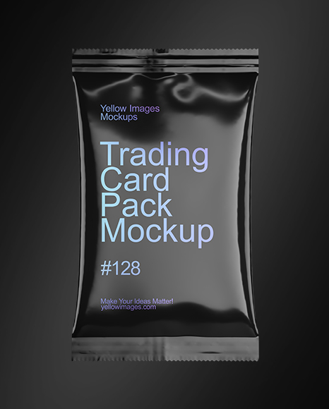 Glossy Trading Card Pack Mockup