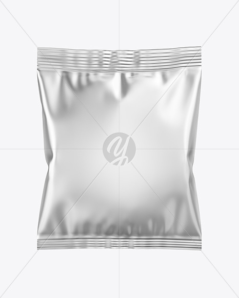 Metallic Snack Package Mockup