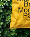 Tote Bag on a Leafy Greens Background Mockup