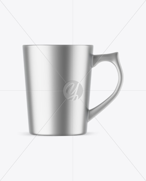 Matte Metallic Mug Mockup