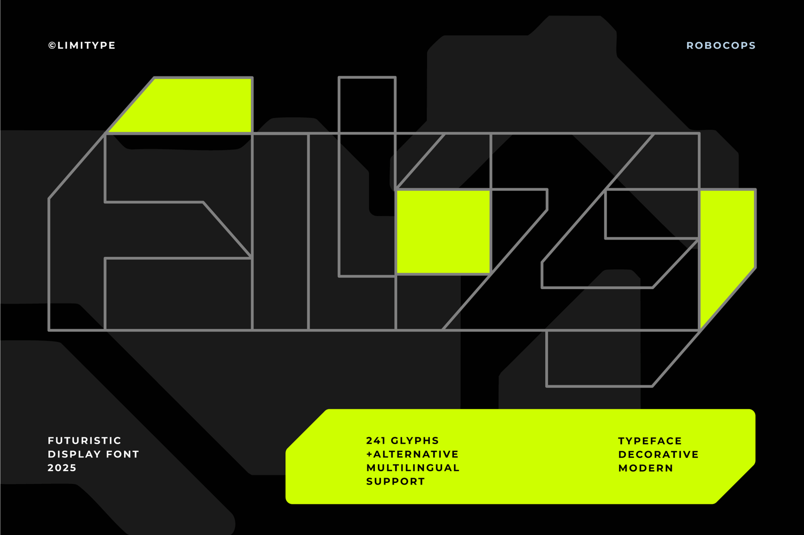 Robocops - Futuristic Font