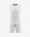 Training Sleeveless Kit Mockup - Front View