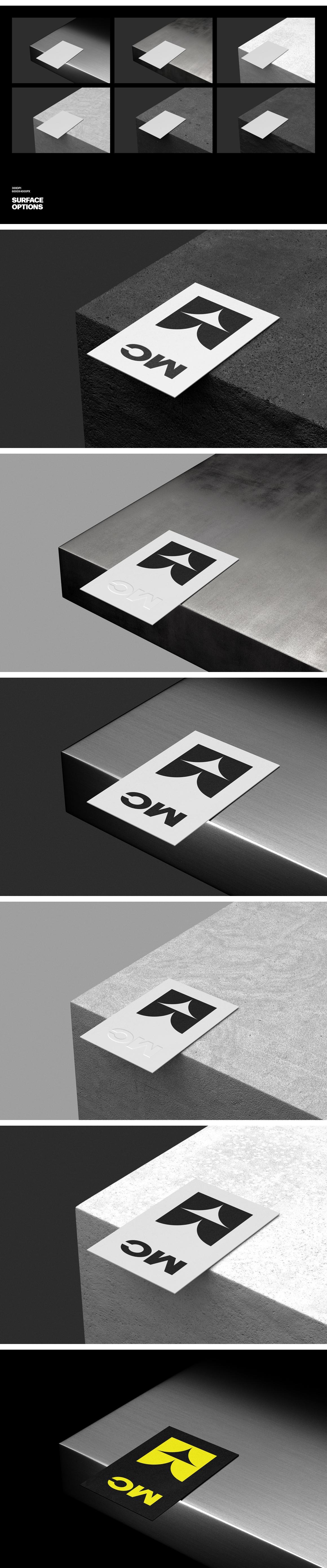 85x55mm Business Card Mockup