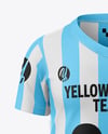 Kids V-Neck Jersey Mockup - Front View