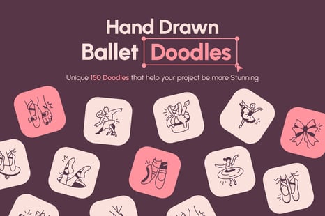 Ballet Hand Drawn Icon - Graphics