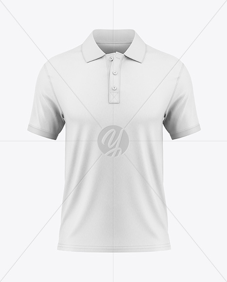 Men's Polo Shirt Mockup - Front View