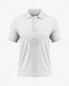 Men's Polo Shirt Mockup - Front View