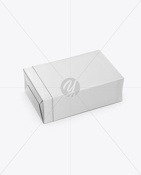 Kraft Paper Soap Bar Mockup - Half Side View