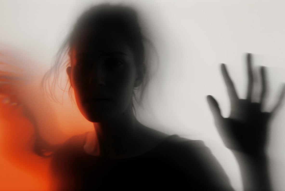 Blurred silhouettes