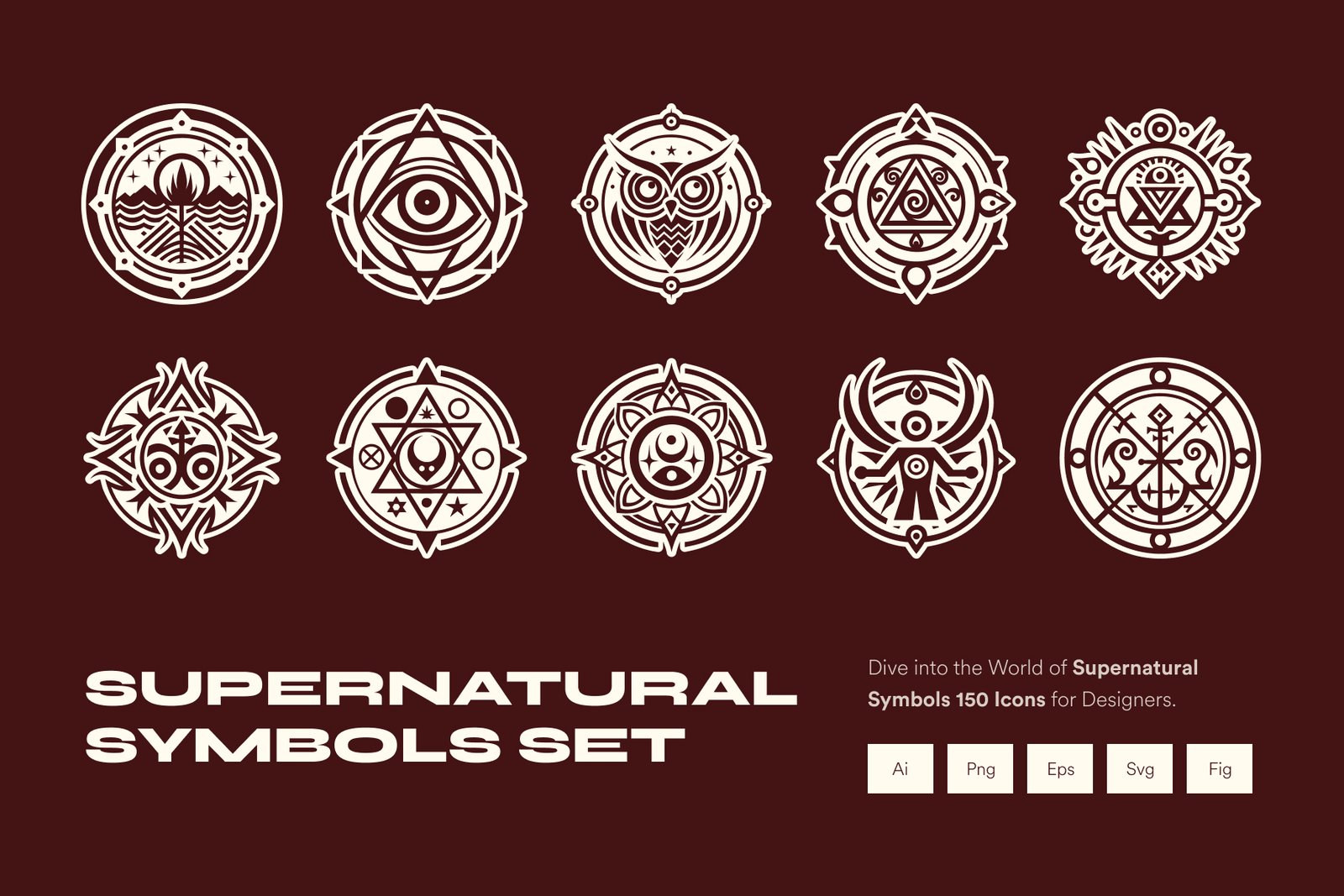 Supernatural Symbols Set