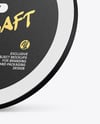 Kraft Beverage Coaster Mockup