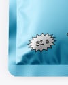 Glossy Metallic Sachet Mockup