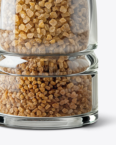 Smoked Sea Salt Jar with Grinder Mockup