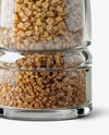 Smoked Sea Salt Jar with Grinder Mockup