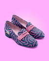 Pair of Suede Loafers Mockup