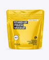 Glossy Stand-up Pouch Mockup