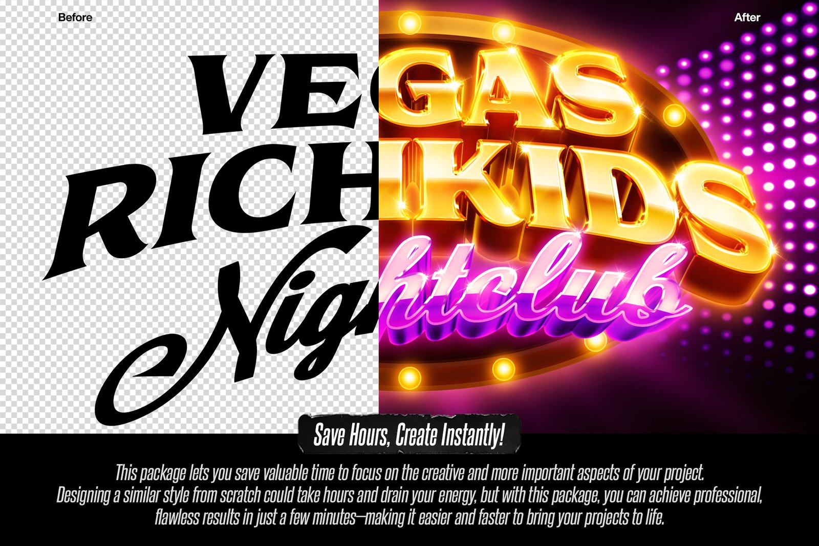 Casino Game Text Effects (12 PSDs)