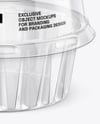 Clear Plastic Dessert Cup Mockup