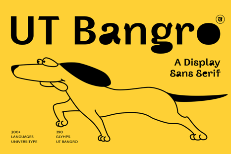 UT Bangro - A Bold Display Font