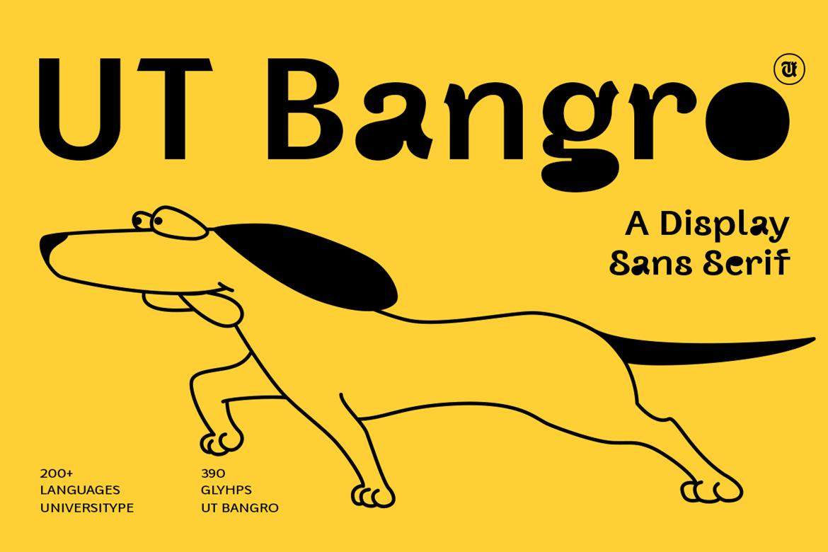 UT Bangro - A Bold Display Font