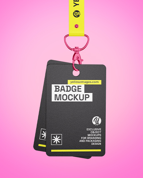 Two ID Cards Mockup