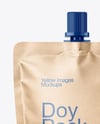 Kraft Paper Doy Pack Mockup