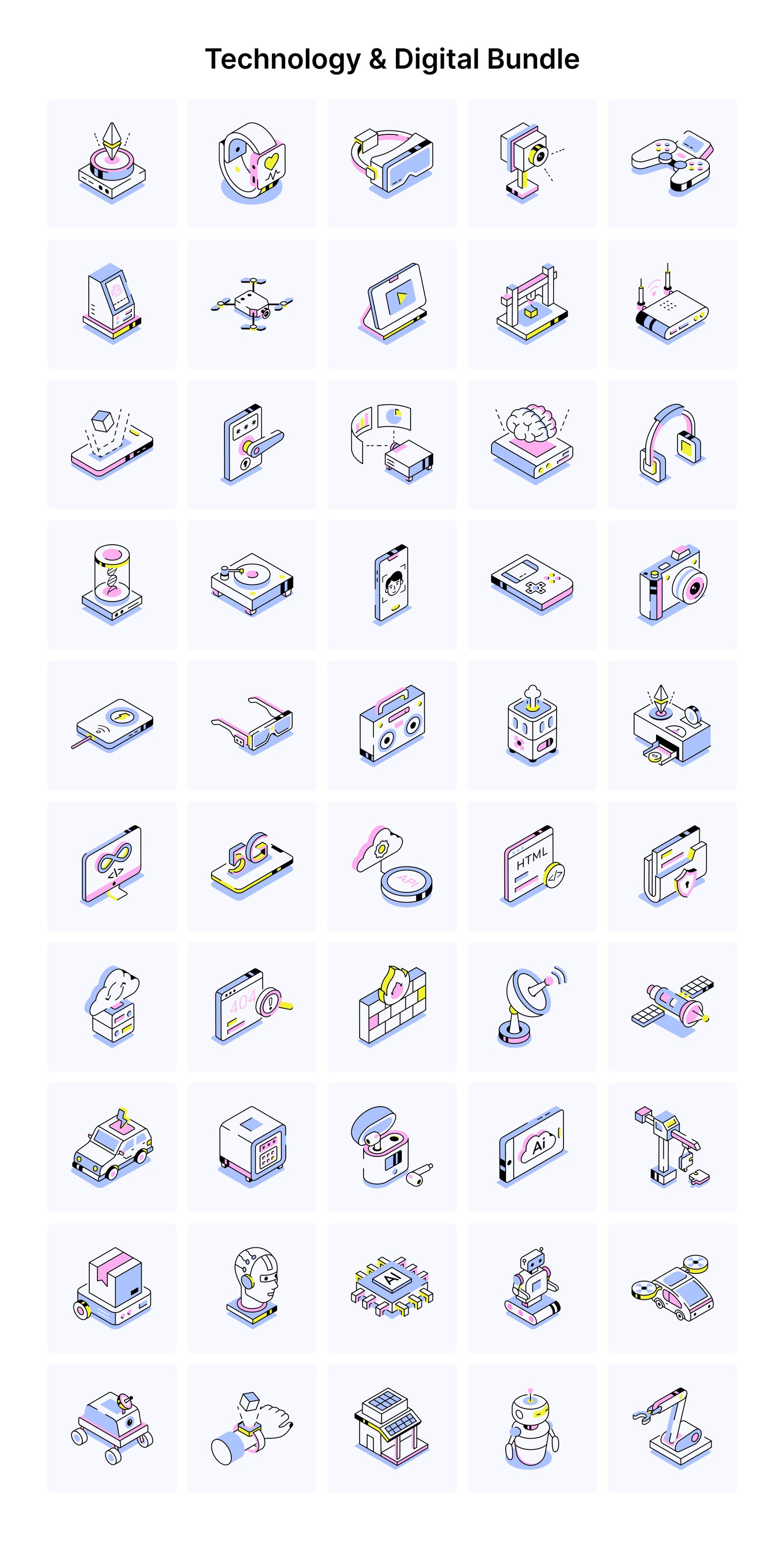 Universal Isometric Icons