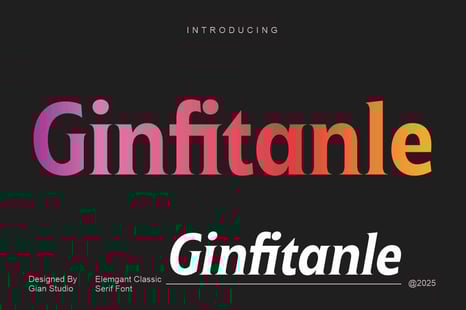 Ginfitanle Font - Creative Store