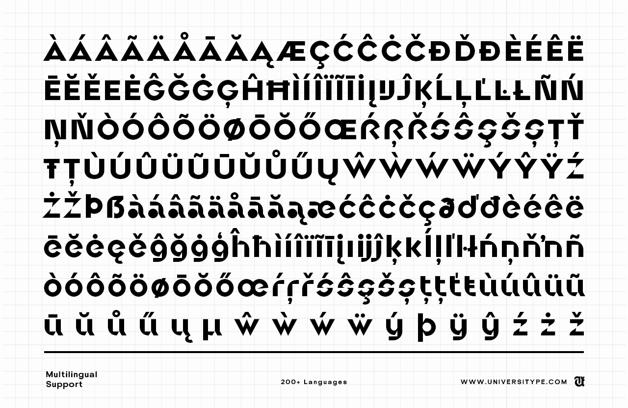 UT Gixora Metric - A Modern Geometric Font