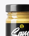 Jar with Dijon Mustard Mockup