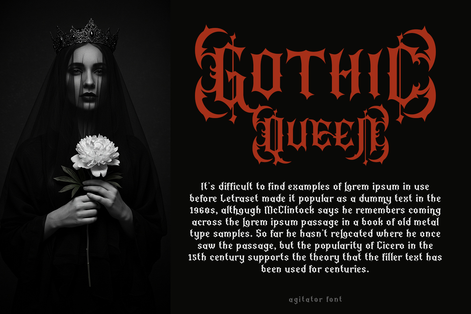 Agitator Blackletter Font