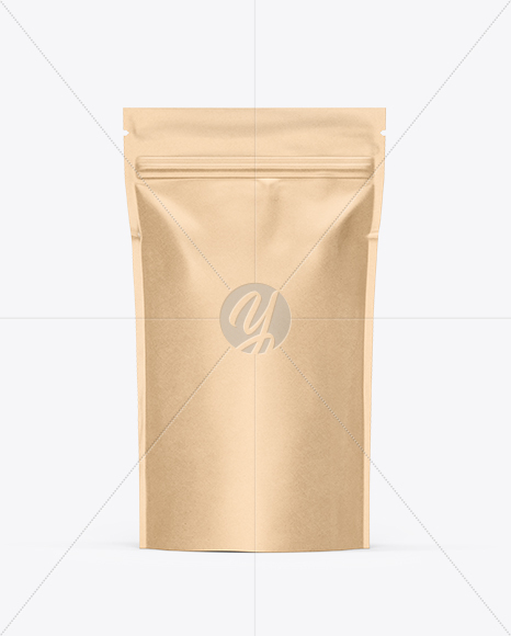 Kraft Stand-up Pouch Mockup