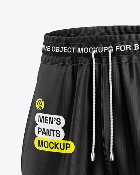 Men’s Pants Mockup - Half Side View