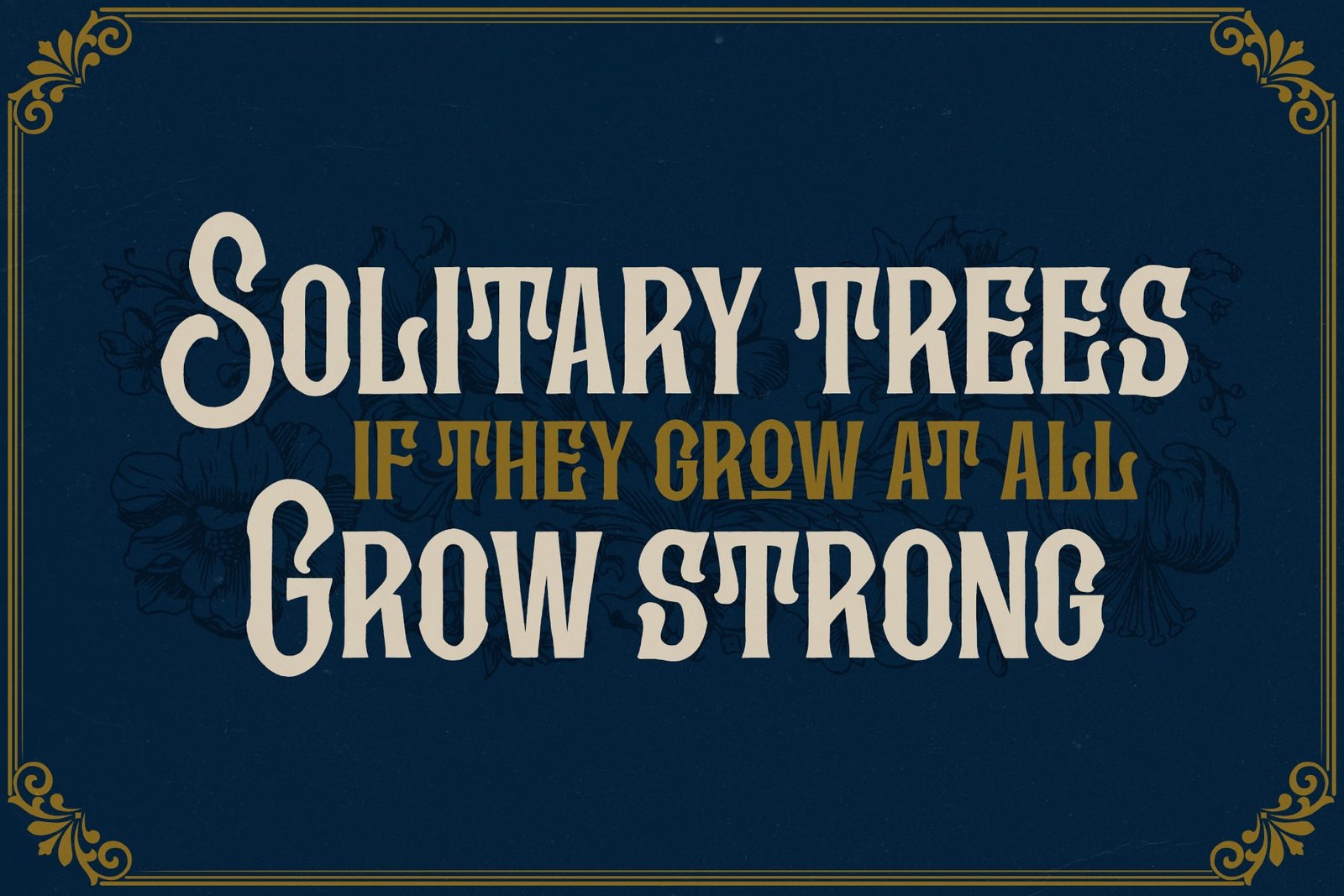 Kingstown parlour font