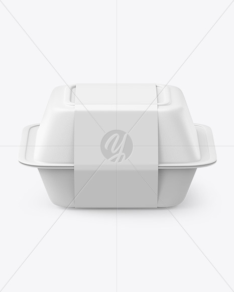 Lunch Box Mockup - Front View