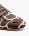 Suede Loafer Mockup