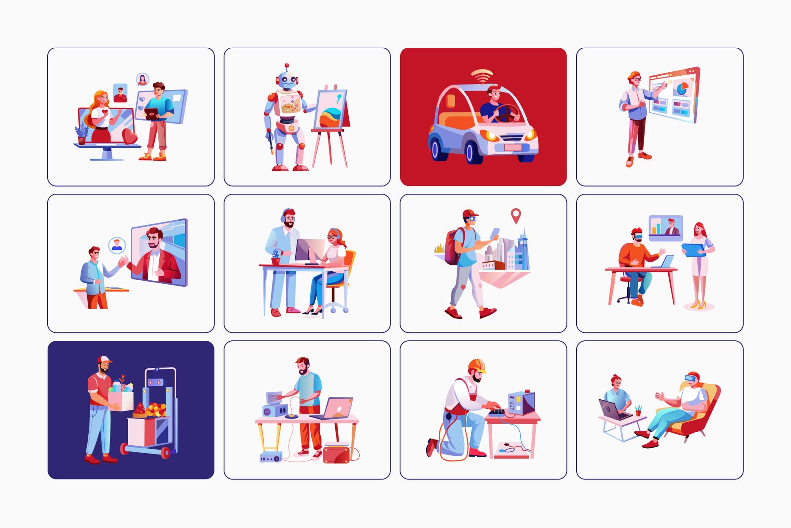 Animated Technology Illustration