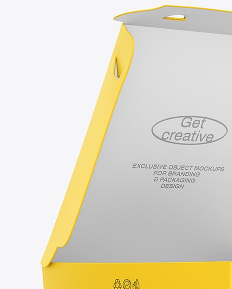 Paper Food Box Mockup