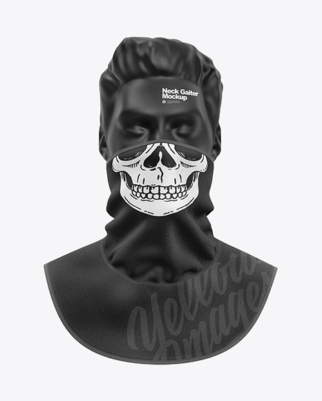 Fleece Neck Gaiter Mockup - PSD Mockups