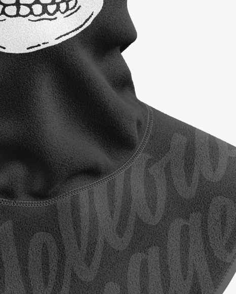 Fleece Neck Gaiter Mockup