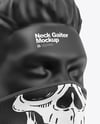 Fleece Neck Gaiter Mockup