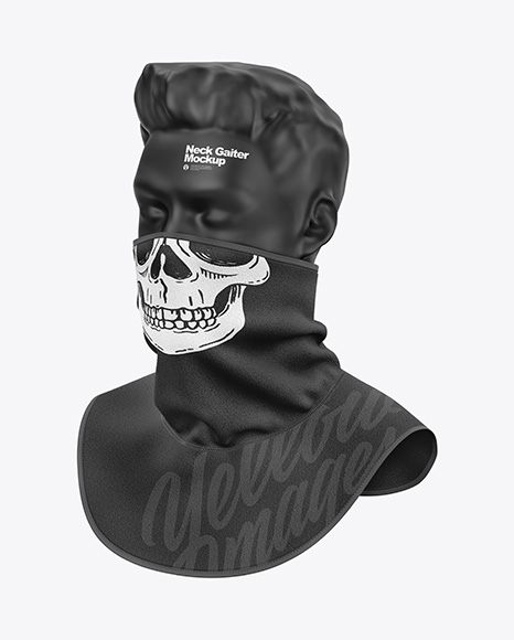 Fleece Neck Gaiter Mockup - PSD Mockups