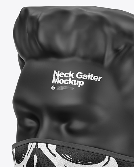 Fleece Neck Gaiter Mockup