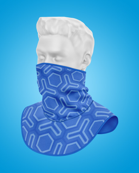 Fleece Neck Gaiter Mockup