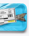 Foam Tray with Dorado Fish Mockup