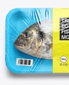 Foam Tray with Dorado Fish Mockup