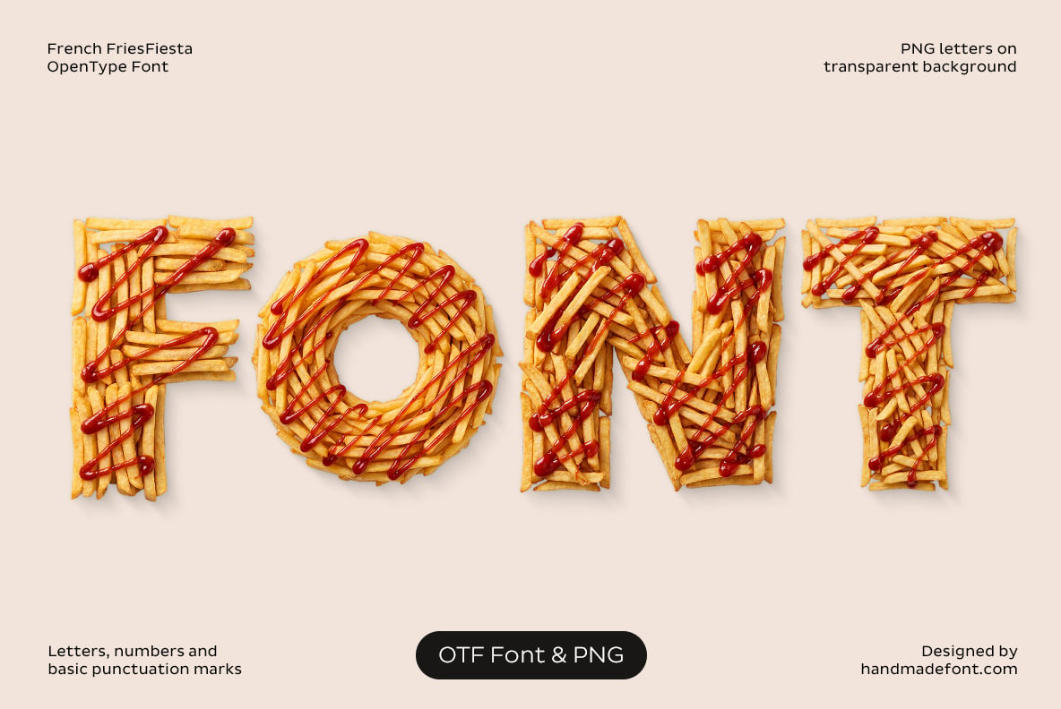 French Fries Fiesta Font
