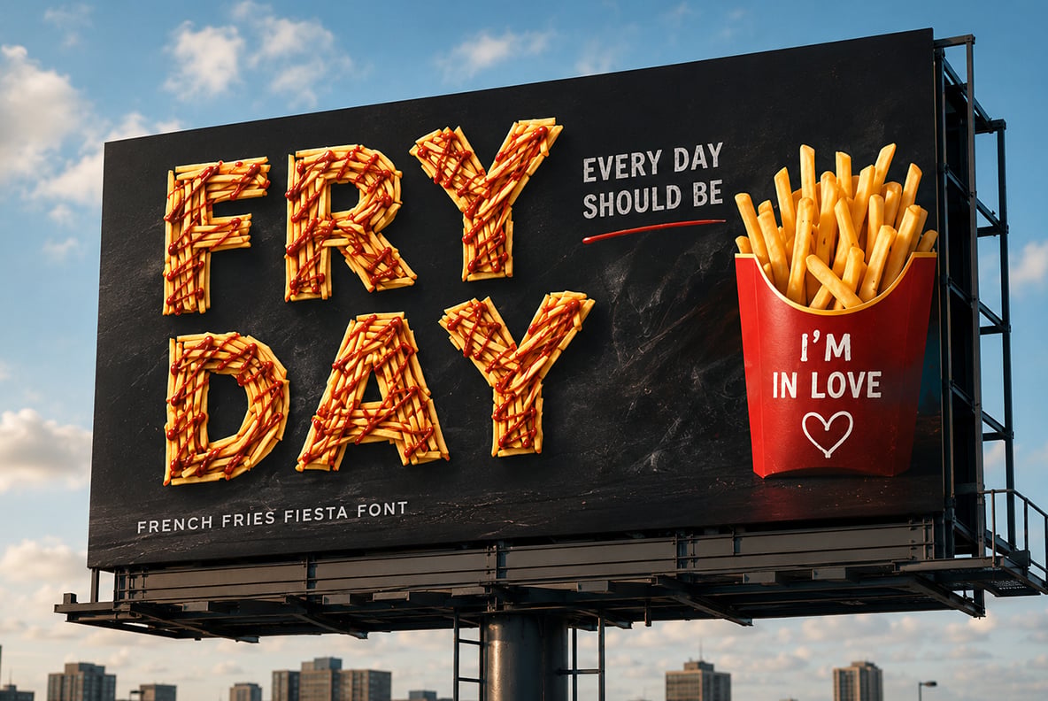French Fries Fiesta Font