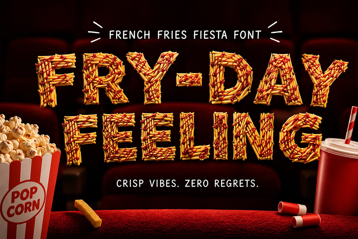 French Fries Fiesta Font